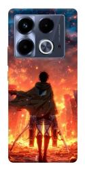 Чехол itsPrint Attack on titan eren для Infinix Note 40 4G