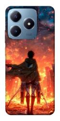 Чехол itsPrint Attack on titan eren для Realme C63 4G