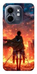 Чехол itsPrint Attack on titan eren для Infinix Smart 9 4G / Hot 50i