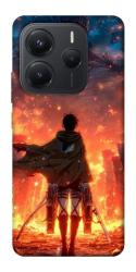 Чехол itsPrint Attack on titan eren для Xiaomi Redmi Note 14 5G