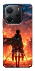 Чехол itsPrint Attack on titan eren для Xiaomi Redmi Note 14 4G (Int. version)