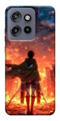 Чехол itsPrint Attack on titan eren для Motorola Edge 50 Neo