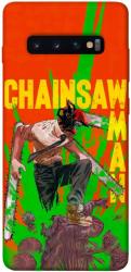 Чехол itsPrint Chainsaw man для Samsung Galaxy S10+