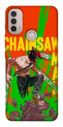 Чехол itsPrint Chainsaw man для Motorola Moto E40