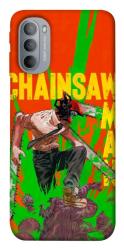 Чехол itsPrint Chainsaw man для Motorola Moto G31