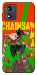 Чехол itsPrint Chainsaw man для Motorola Moto E13