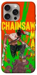 Чехол itsPrint Chainsaw man для Apple iPhone 15 Pro Max (6.7")