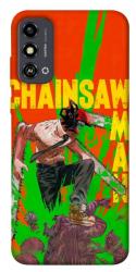 Чехол itsPrint Chainsaw man для ZTE Blade A53