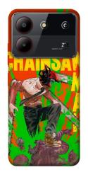 Чехол itsPrint Chainsaw man для ZTE Blade A54 4G