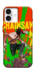 Чехол itsPrint Chainsaw man для Apple iPhone 16 (6.1")