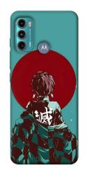 Чехол itsPrint Demon slayer tanjiro для Motorola Moto G60