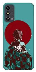 Чехол itsPrint Demon slayer tanjiro для ZTE Blade A53