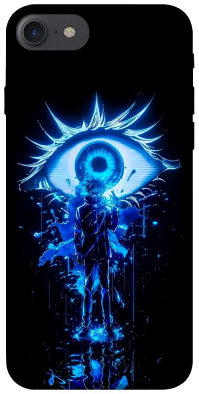Чехол itsPrint Gojo satoru the eye для Apple iPhone 7 / 8 (4.7"), аниме, купить оптом с доставкой