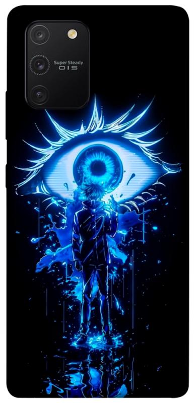 Чехол itsPrint Gojo satoru the eye для Samsung Galaxy S10 Lite, аниме, купить оптом с доставкой