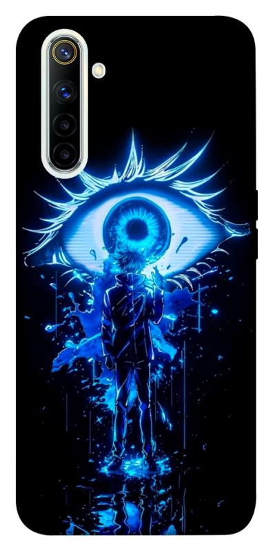 Чехол itsPrint Gojo satoru the eye для Realme 6, аниме, купить оптом с доставкой