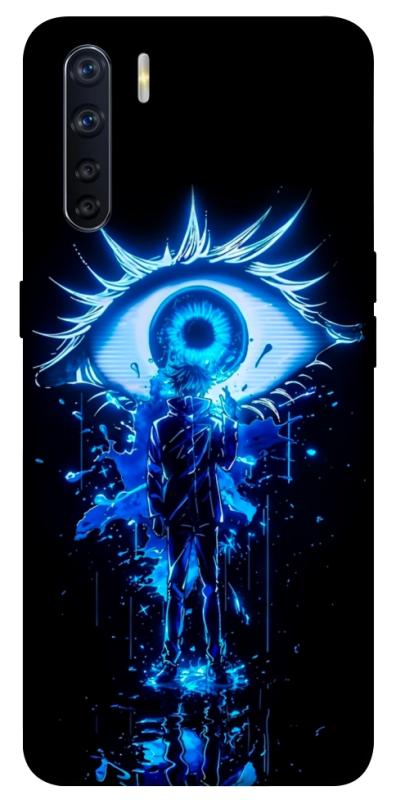 Чехол itsPrint Gojo satoru the eye для Oppo A91, аниме, купить оптом с доставкой