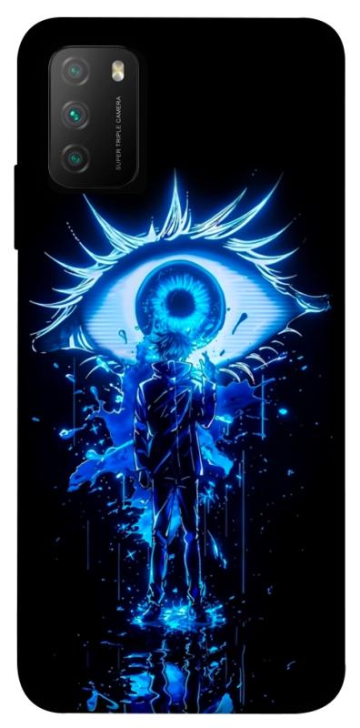 Чехол itsPrint Gojo satoru the eye для Xiaomi Poco M3, аниме, купить оптом с доставкой
