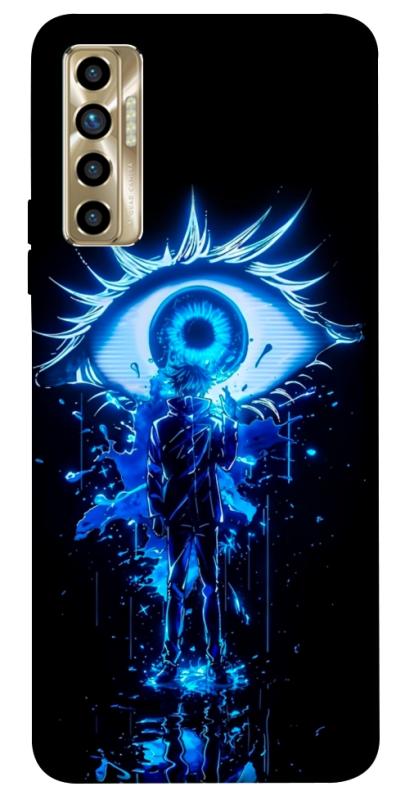 Чехол itsPrint Gojo satoru the eye для TECNO Camon 17P, аниме, купить оптом с доставкой