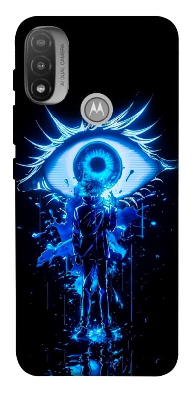 Чехол itsPrint Gojo satoru the eye для Motorola Moto E20, аниме, купить оптом с доставкой