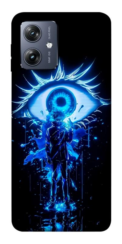 Чехол itsPrint Gojo satoru the eye для Motorola Moto G54, аниме, купить оптом с доставкой