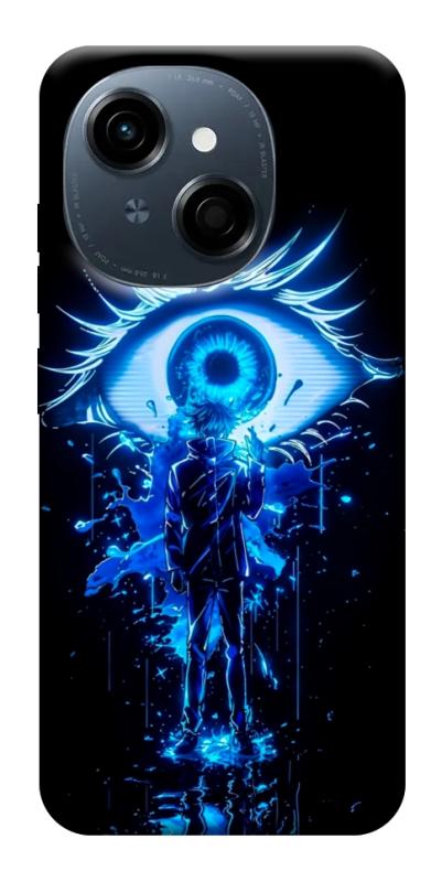 Чехол itsPrint Gojo satoru the eye для TECNO Spark Go 1, аниме, купить оптом с доставкой