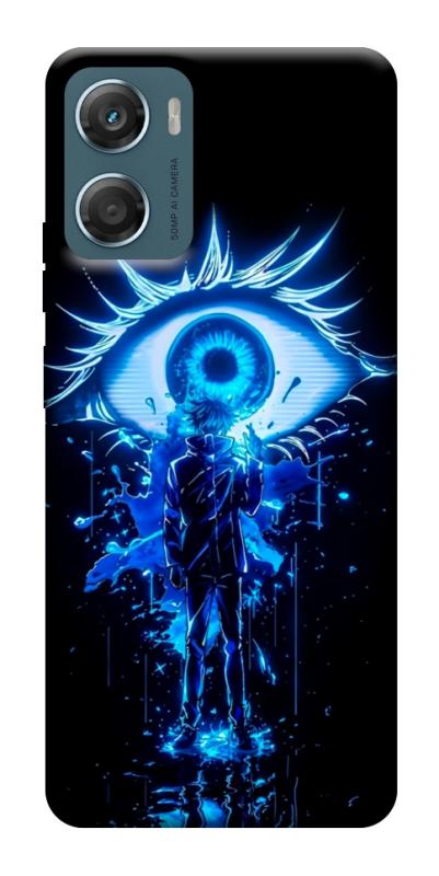 Чехол itsPrint Gojo satoru the eye для Motorola Moto G06, аниме, купить оптом с доставкой