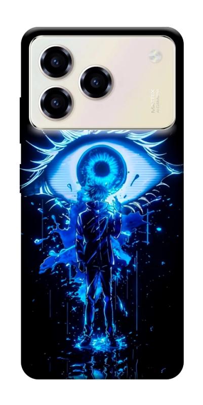 Чехол itsPrint Gojo satoru the eye для ZTE Blade A76, аниме, купить оптом с доставкой
