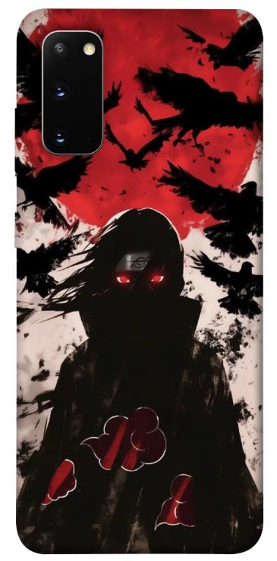 Чехол itsPrint Itachi black ravens для Samsung Galaxy S20, аниме, купить оптом с доставкой