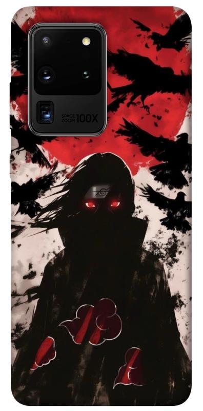 Чехол itsPrint Itachi black ravens для Samsung Galaxy S20 Ultra, аниме, купить оптом с доставкой