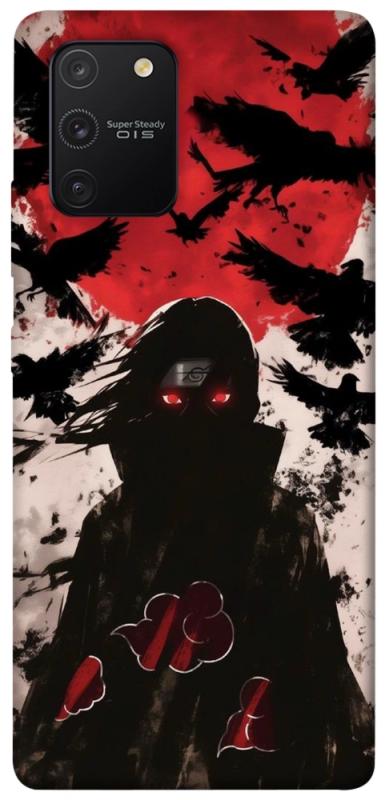 Чехол itsPrint Itachi black ravens для Samsung Galaxy S10 Lite, аниме, купить оптом с доставкой