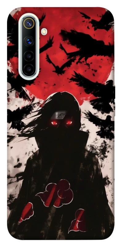 Чехол itsPrint Itachi black ravens для Realme 6, аниме, купить оптом с доставкой