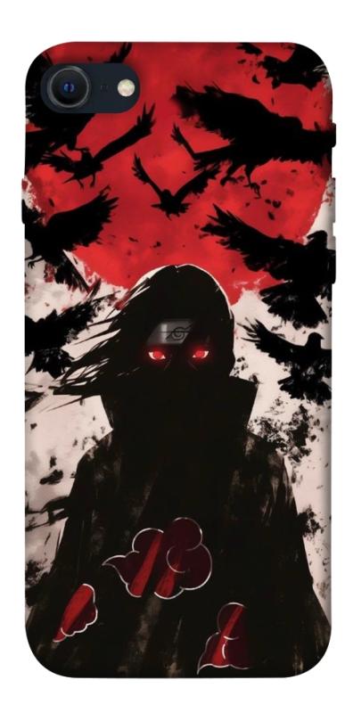 Чехол itsPrint Itachi black ravens для Apple iPhone SE (2020), аниме, купить оптом с доставкой