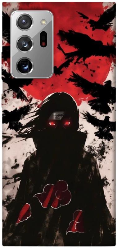 Чехол itsPrint Itachi black ravens для Samsung Galaxy Note 20 Ultra, аниме, купить оптом с доставкой
