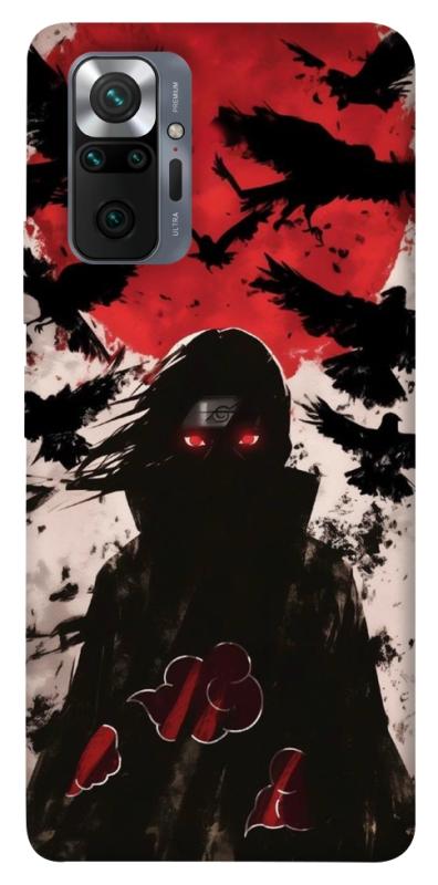 Чехол itsPrint Itachi black ravens для Xiaomi Redmi Note 10 Pro, аниме, купить оптом с доставкой