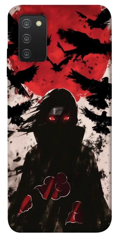 Чехол itsPrint Itachi black ravens для Samsung Galaxy A03s, аниме, купить оптом с доставкой