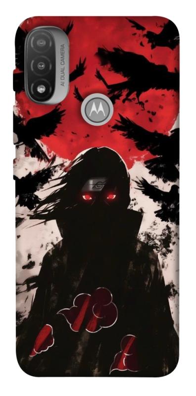 Чехол itsPrint Itachi black ravens для Motorola Moto E20, аниме, купить оптом с доставкой