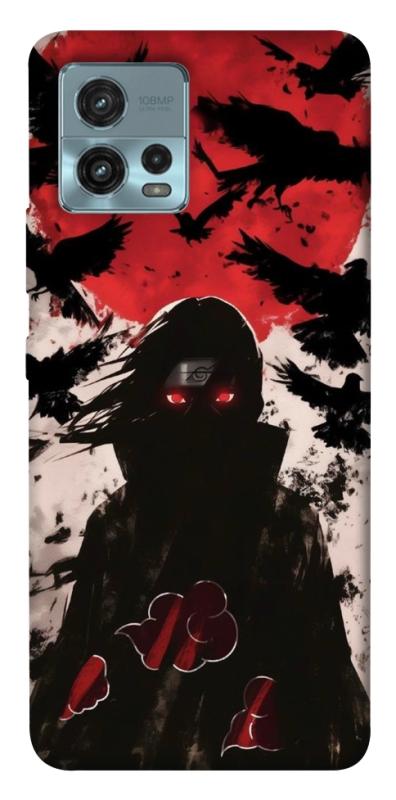Чехол itsPrint Itachi black ravens для Motorola Moto G72, аниме, купить оптом с доставкой