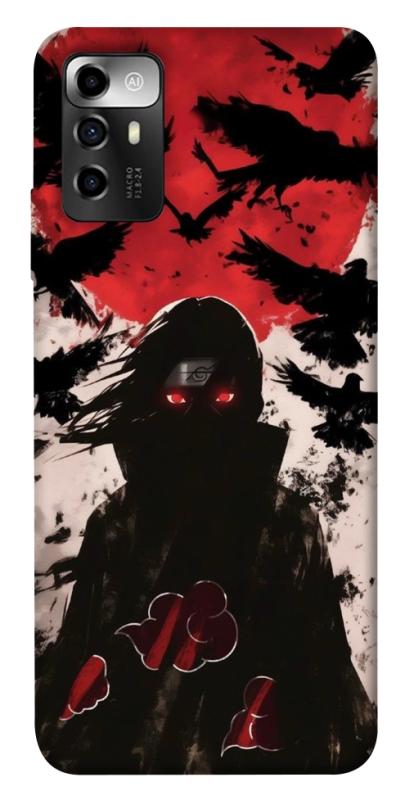 Чехол itsPrint Itachi black ravens для ZTE Blade A72, аниме, купить оптом с доставкой