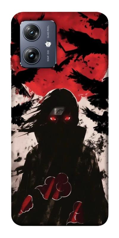 Чехол itsPrint Itachi black ravens для Motorola Moto G54, аниме, купить оптом с доставкой