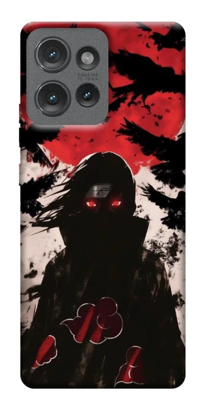 Чехол itsPrint Itachi black ravens для Motorola Edge 50, аниме, купить оптом с доставкой