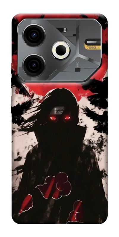 Чехол itsPrint Itachi black ravens для TECNO Pova 6 Neo (LI6), аниме, купить оптом с доставкой