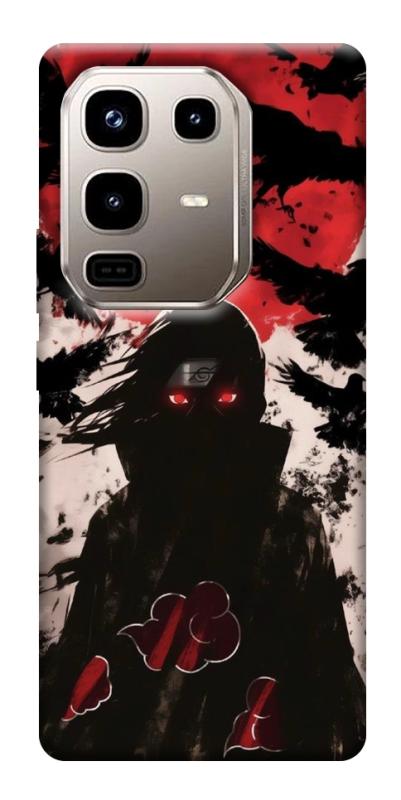 Чехол itsPrint Itachi black ravens для Infinix Note 50 Pro 4G, аниме, купить оптом с доставкой