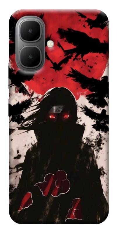 Чехол itsPrint Itachi black ravens для Infinix Smart 10, аниме, купить оптом с доставкой
