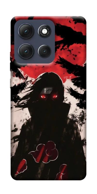 Чехол itsPrint Itachi black ravens для Motorola Moto G86 Power, аниме, купить оптом с доставкой