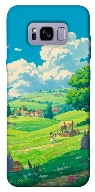 Чехол itsPrint Miyazaki landscape для Samsung G955 Galaxy S8 Plus, аниме, купить оптом с доставкой