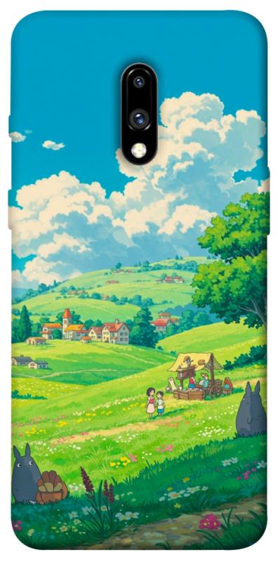 Чехол itsPrint Miyazaki landscape для OnePlus 7, аниме, купить оптом с доставкой
