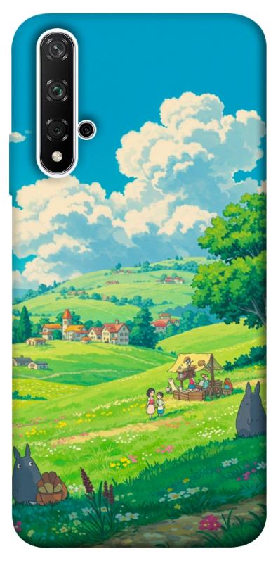 Чехол itsPrint Miyazaki landscape для Huawei Honor 20 / Nova 5T, аниме, купить оптом с доставкой