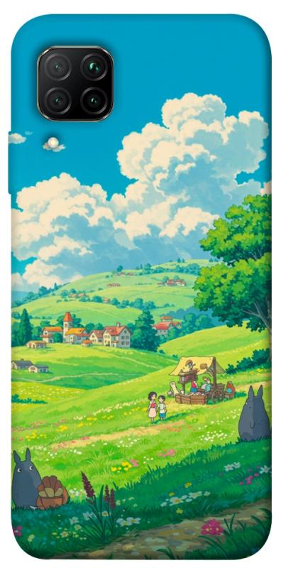 Чехол itsPrint Miyazaki landscape для Huawei P40 Lite, аниме, купить оптом с доставкой