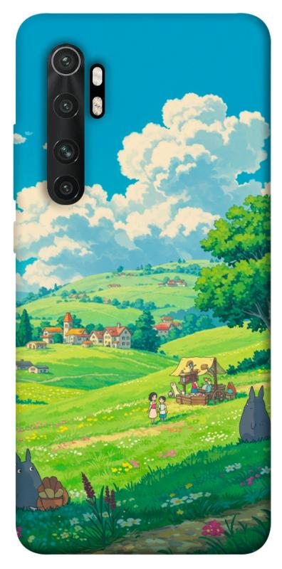 Чехол itsPrint Miyazaki landscape для Xiaomi Mi Note 10 Lite, аниме, купить оптом с доставкой