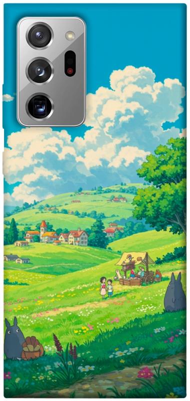 Чехол itsPrint Miyazaki landscape для Samsung Galaxy Note 20 Ultra, аниме, купить оптом с доставкой